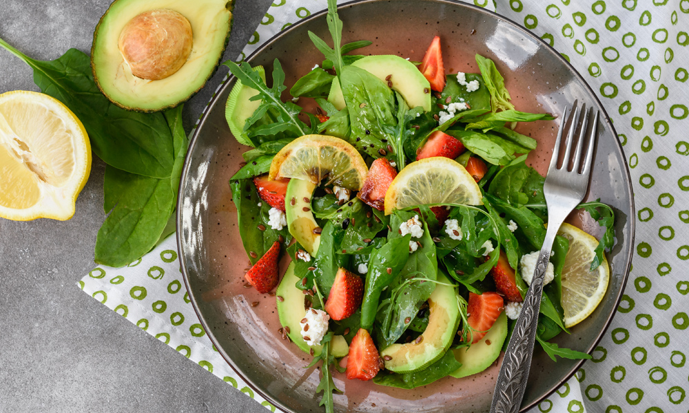 Avocado Strawberry Salad