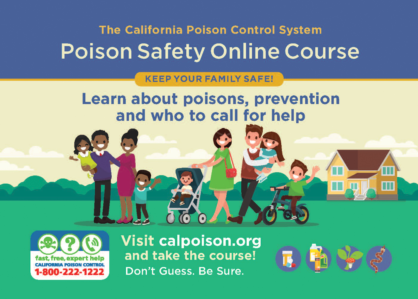 poison prevention week postcard