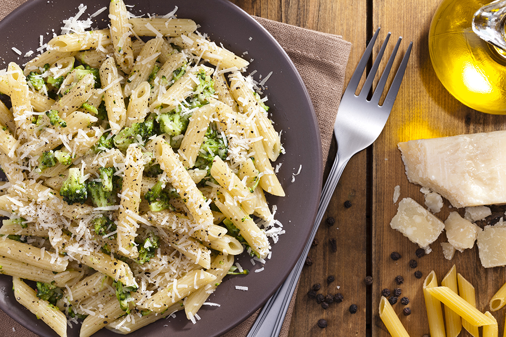 broccoli garlic penne 