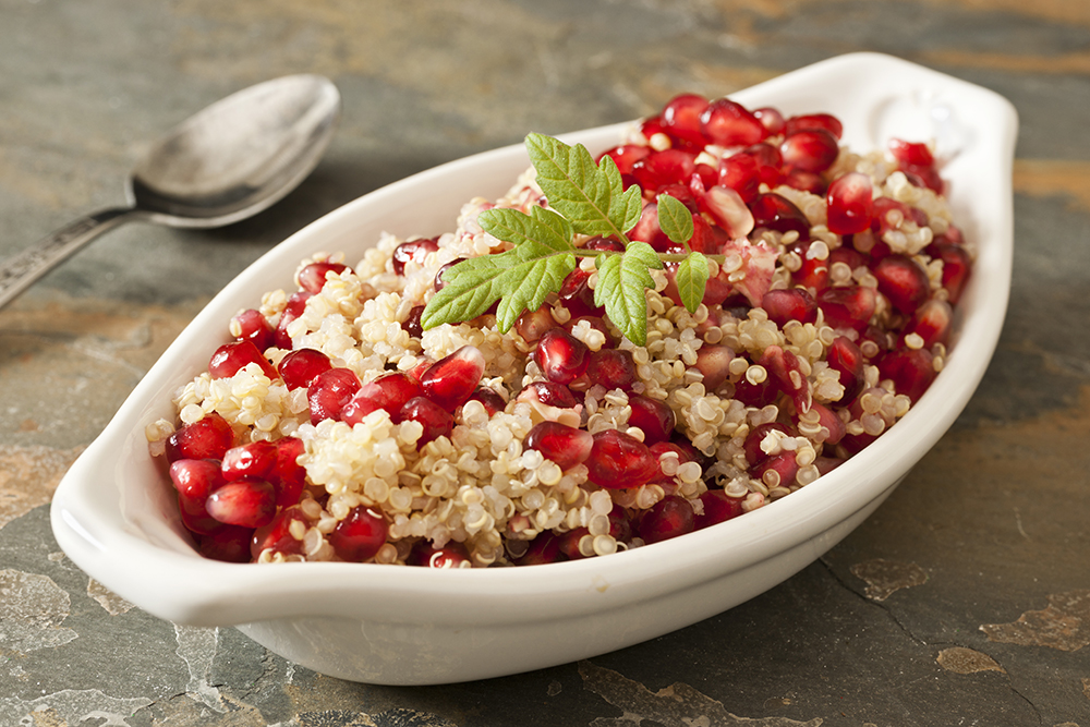 pomegranate and quinoa  