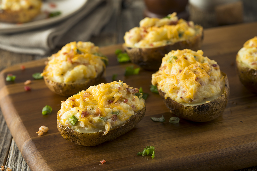 grilled potato skins