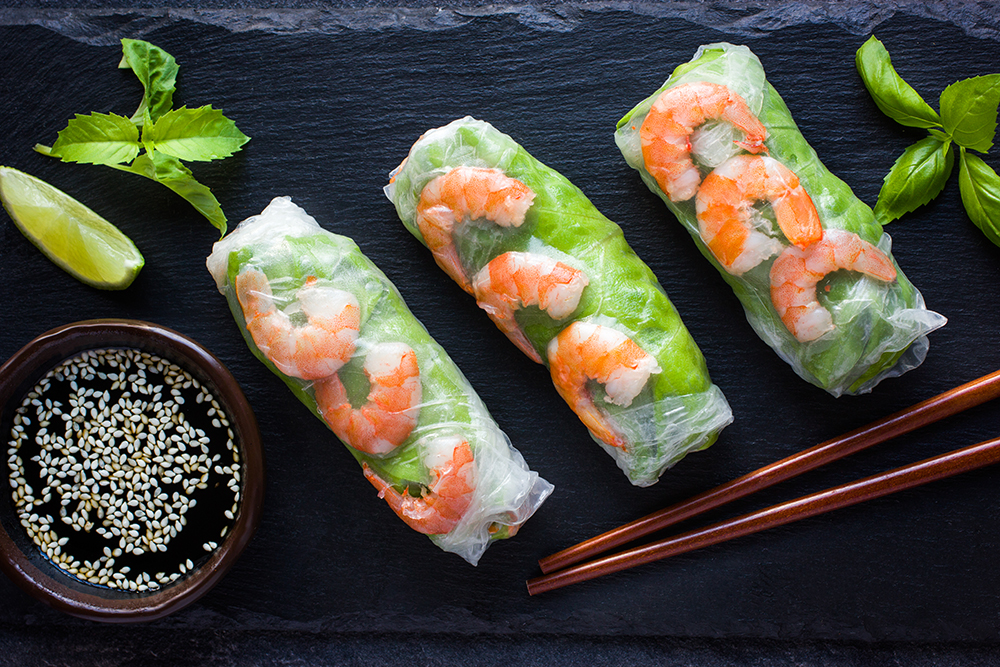 shrimp spring rolls