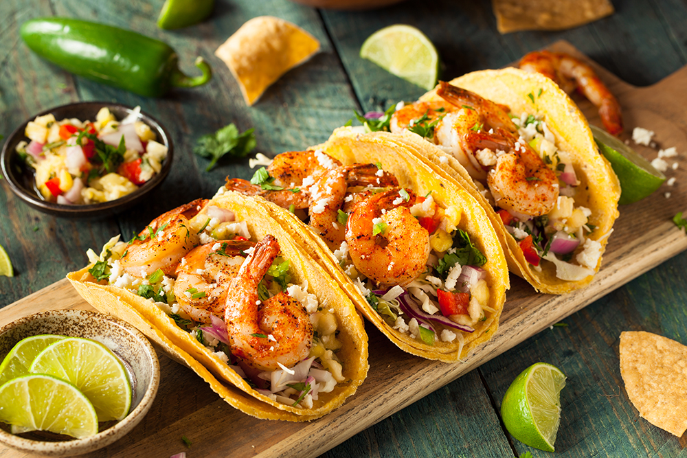 shrimp tacos