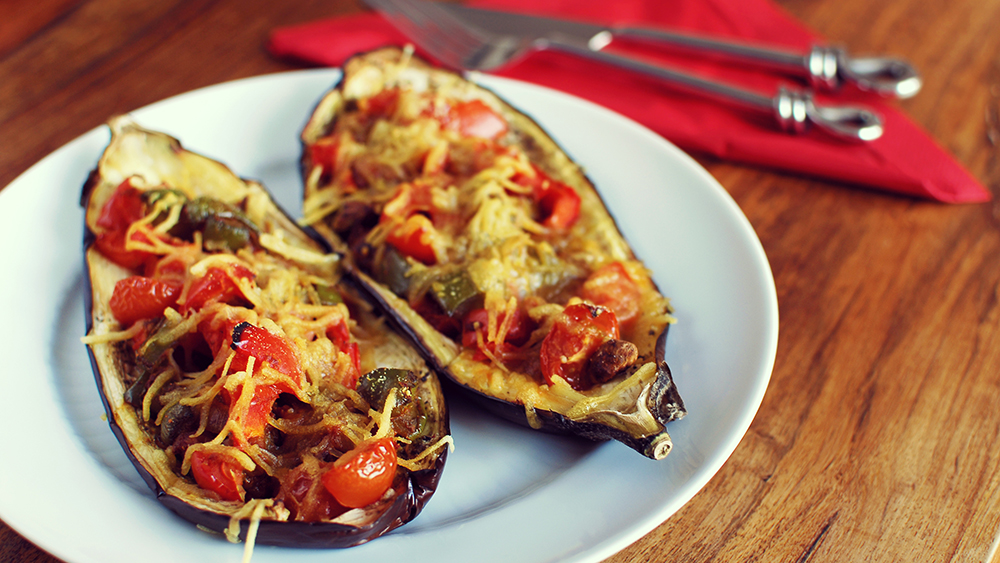 stuffed eggplant